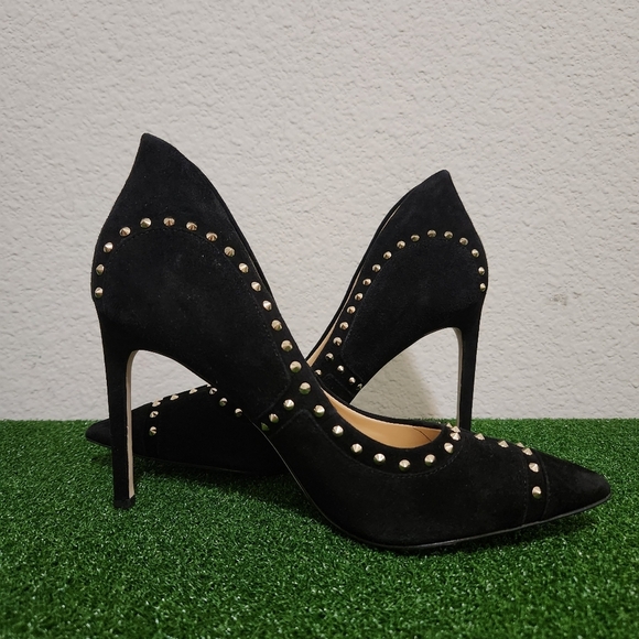 Sam Edelman Women’s Hayden Black Studded Heels size 8.5 - Picture 4 of 8